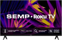 Smart TV Semp 32 Polegadas LED HD R6610 WiFi Roku TV Google Assistente 3 HDMI Dolby Audio 32R6610