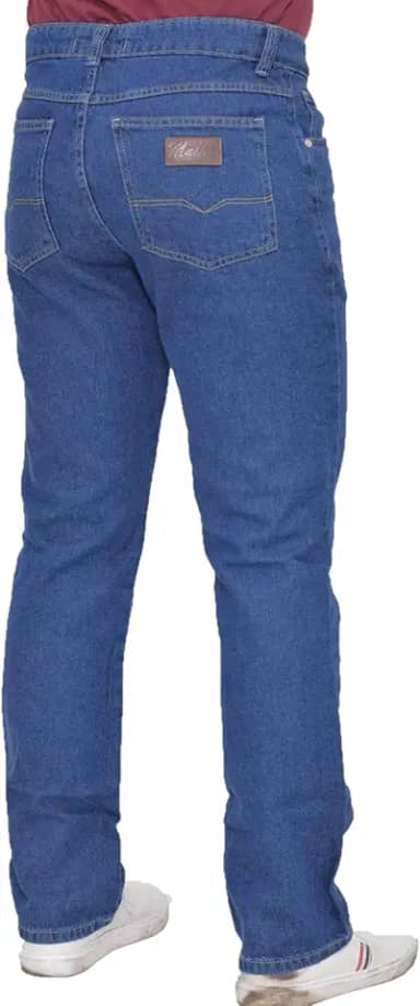 Calça Masculina Tradicional Reta Jeans 100% Algodão Malloy