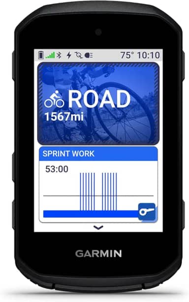Garmin Edge 550, computador de ciclismo compacto com GPS, tela colorida vívida, mapeamento específico para bicicleta, treinamento avançado e informações de desempenho