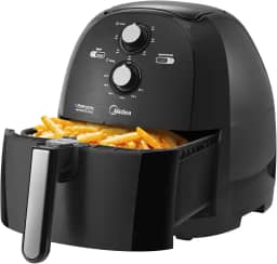 Midea Fritadeira Airfryer Sem Óleo 5,3L,127V, 1700W Preto FRB50P