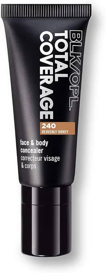 Corretivo para rosto e corpo BLK/OPL, cobertura máxima o dia todo com acabamento fosco - corretivo hidratante para imperfeições, cicatrizes, manchas escuras e manchas - Maquiagem resistente a manchas