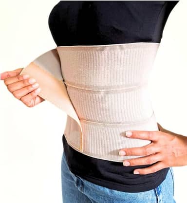 Cinta Faixa Abdominal Pós cirurgica e Pós Parto Elástica 3 Paineis (XGG)