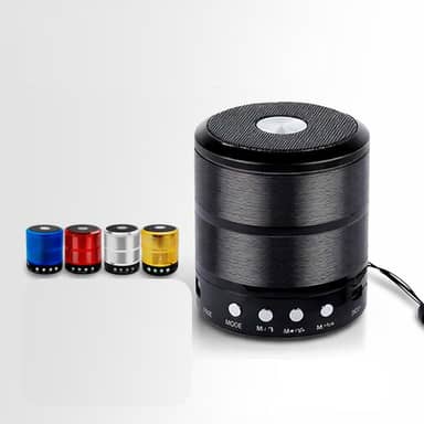 Mini Caixinha de Som Bluetooth Portátil WS-887 USB SD P2 Rádio FM – Mini Speaker Envio Sortido