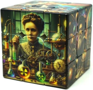 CUBO MÁGICO PROFISSIONAL - MANUAL DO MUNDO - VINCI CUBE CIENCIA RETRO (3x3x3)