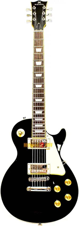 Guitarra Michael Les Paul Preto Gm730n Bk