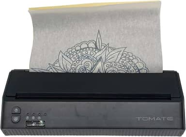 Impressora Térmica Portátil para Decalque de Tatuagem com Interface USB Conexão Android IOS e Windows