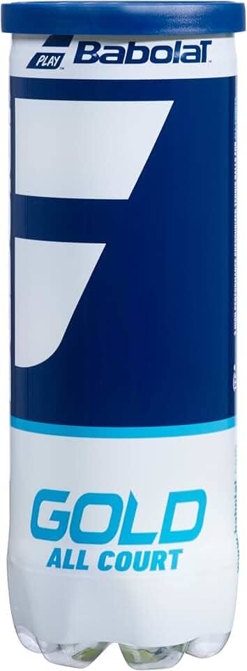 Bola de Tênis Babolat Gold All Court Tubo Com 03 Bolas