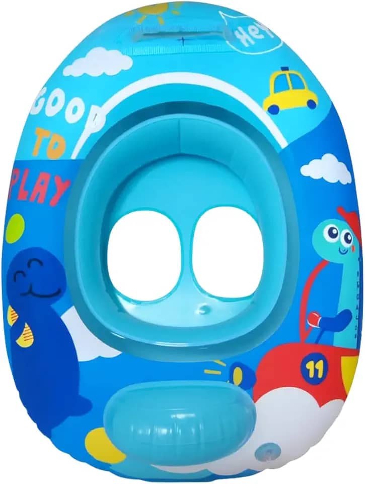 Boia Inflável Infantil com Assento – Modelos Animais, Carros, Unicórnio, Tubarão e Muito Mais – Brinquedo de Piscina e Praia para Crianças