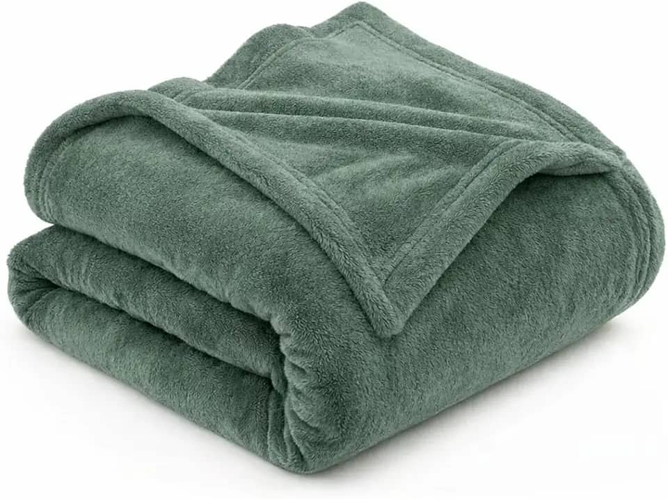 Cobertor Casal Manta Microfibra Fleece 1,20 x 2,20m – Macio, Leve, Quentinho e 100% Poliéster para Cama e Sofá (Cinza)