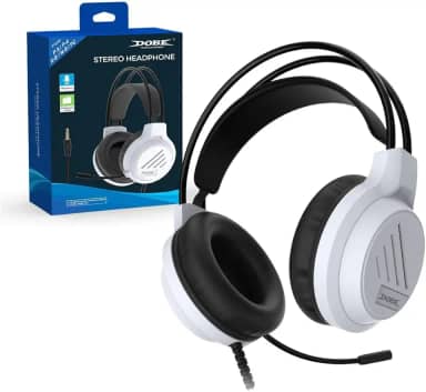 Fone de Ouvido Headphone com Microfone Gamer P2 para Ps4 Ps5 Xbox Switch Pc Smartphone (Branco)