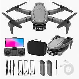 Drone V88 com Câmera Dupla 8K HD, Quadcopter com Sistema de Desvio de Obstáculos