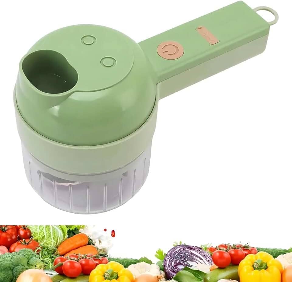 Mini Processador Elétrico Cortador Legumes Alimentos Cozinha
