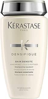 Kérastase Densifique Bain Densité Shampoo, Para Cabelos Finos e Ralos, Aporta Densidade e Volume, com Ácido Hialurônico e Ceramidas, 250ml