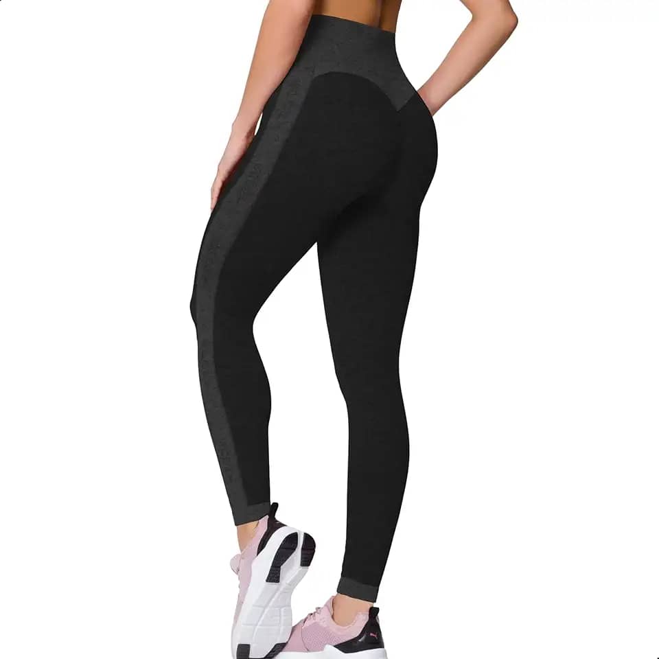 Calça Legging Academia Zero Transparência Poliamida Cós Alto Sem Costura Fitness Feminina Selene Adulto