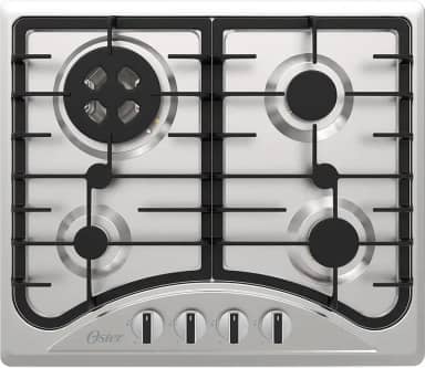 Cooktop Semiprofissional Oster, a Gás, 4 bocas, Inox, Bivolt, OTOP601