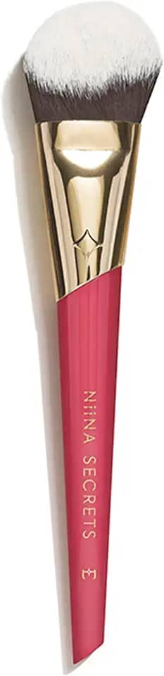 EUDORA NIINA SECRETS MAKE PINCEL MULTIFUNCIONAL Duo Fiber e Super Macias, Multifuncional, Para Base, Corretivo, Blush e Contorno