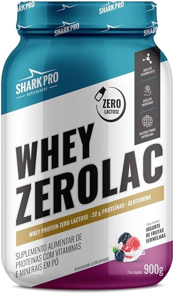100% WHEY ZEROLAC IOGURTE FRUTAS VERMELHAS 900G