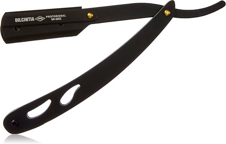 DILCINTIA BEAUTY Navalhete Black Aço Inox 14 Cm