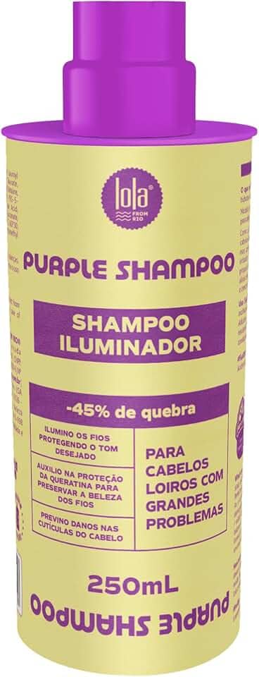 Purple Shampoo Matizador 250ml, Lola Cosmetics