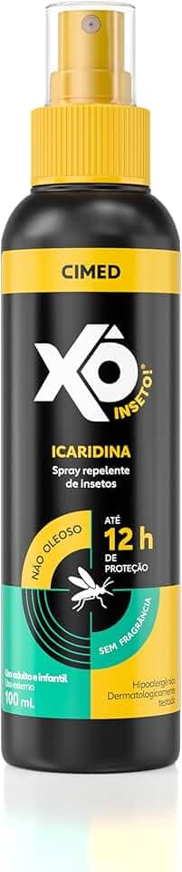 Xô Inseto Spray Icaridina Repelente 100mL