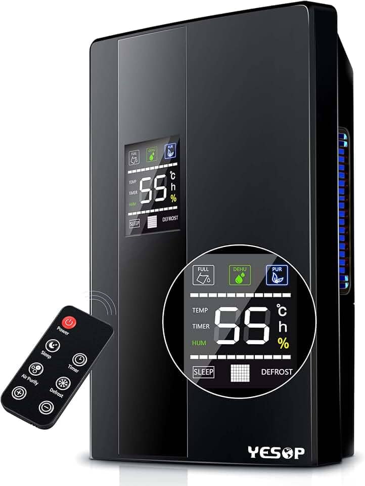 Yesop Desumidificador De Ar Ambiente Antimofo Desumidificadores 2000ml Bivolt 110v/220v