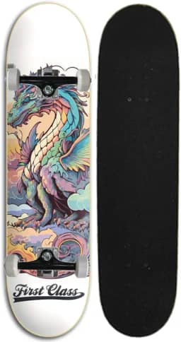 Skate completo semi profissional First Class - Dragão