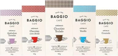 Kit 50 Cápsulas Cafe Gourmet Baggio Para Cafeteira Nespresso