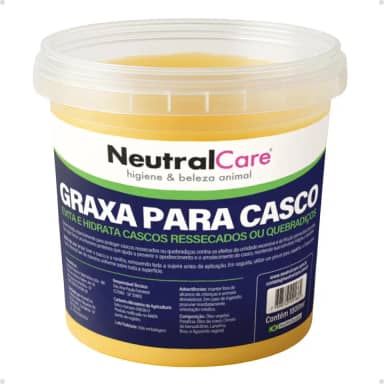 Graxa Para Casco 1Kg Para Cavalo Proteje e Hidarata NeutralCare