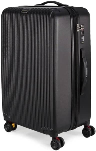 Mala Média 23Kg em ABS Com 4 Rodas 360 - AeroMalas Jeri (Preto)