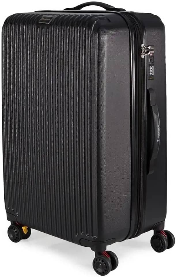 Mala Média 23Kg em ABS Com 4 Rodas 360 - AeroMalas Jeri (Preto)