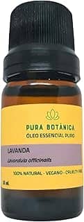 Óleo Essencial de Lavanda Francesa 100% Puro e Natural, Ideal para Aromaterapia, Difusor, Massagem - Pura Botânica