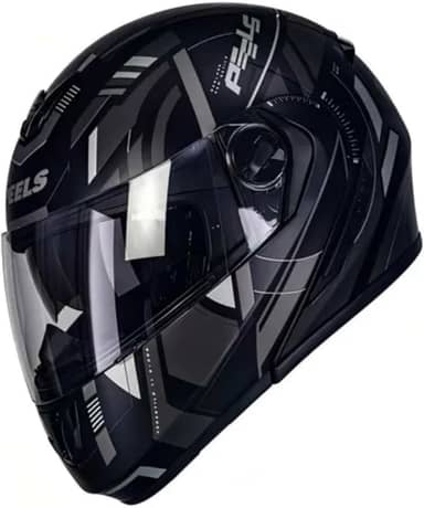 Capacete Articulável Moto Peels U-RB2 Dynamic Preto Fosco com Grafite 58