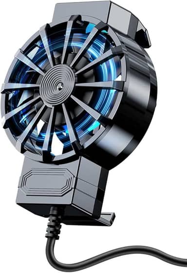 Radiador de celular, super energia eólica, luzes coloridas, radiador de resfriamento