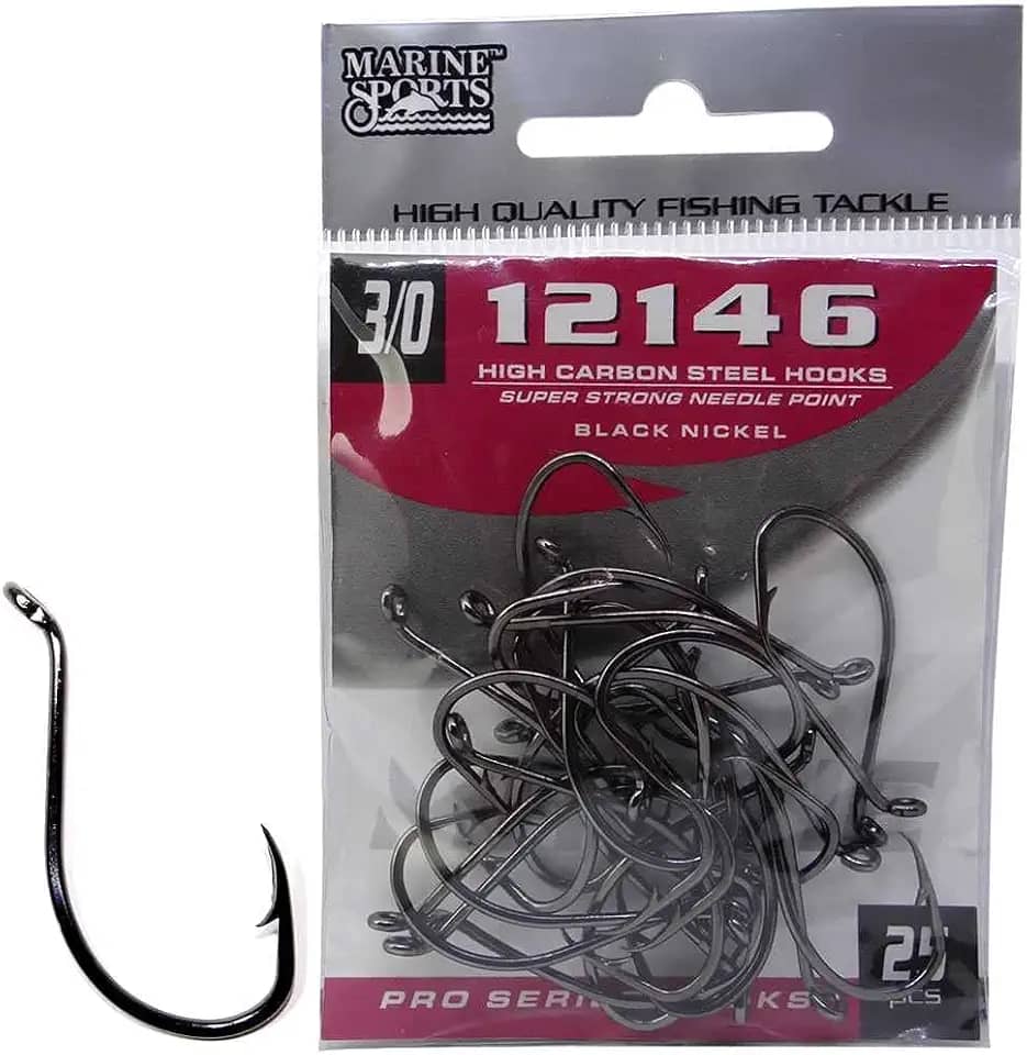 Anzol Marine Sports 12146 (N 3/0-25pçs) Níquel