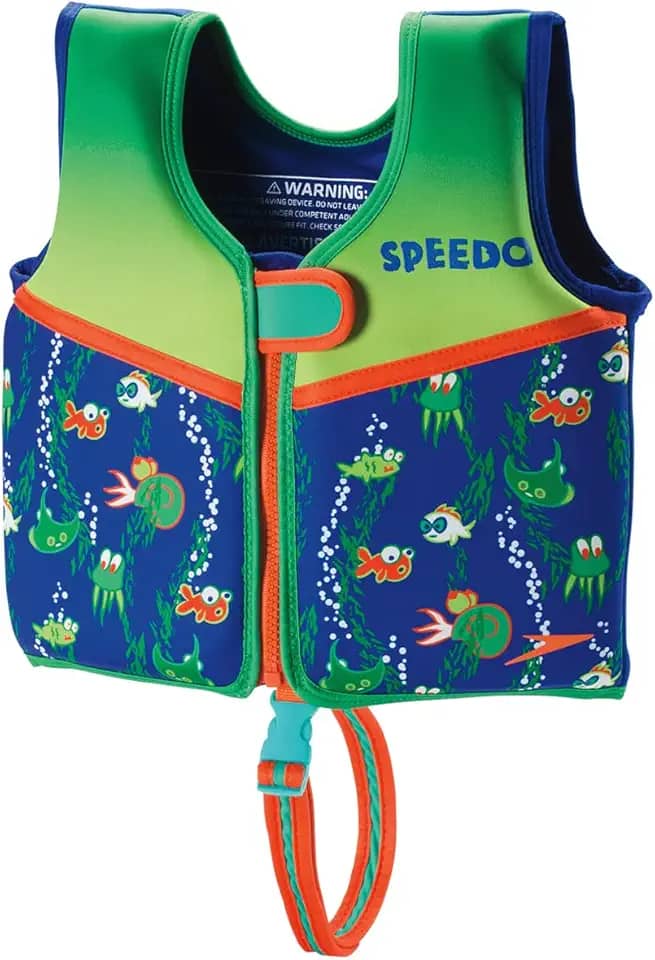 Colete de natação Speedo Unissex Infantil Flutuante Clássico Vida Begin to Swim UPF 50