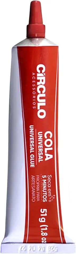 Cola Universal para Artesanato 51g Círculo | Transparente, Prática Artesanato, Scrapbooking, Costura Criativa, Decorações, Trabalhos em Papel, Madeira e Bijuterias