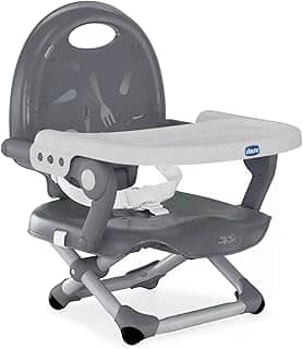 Assento elevatório para alimentação Pocket Snack, Chicco, Dark Grey