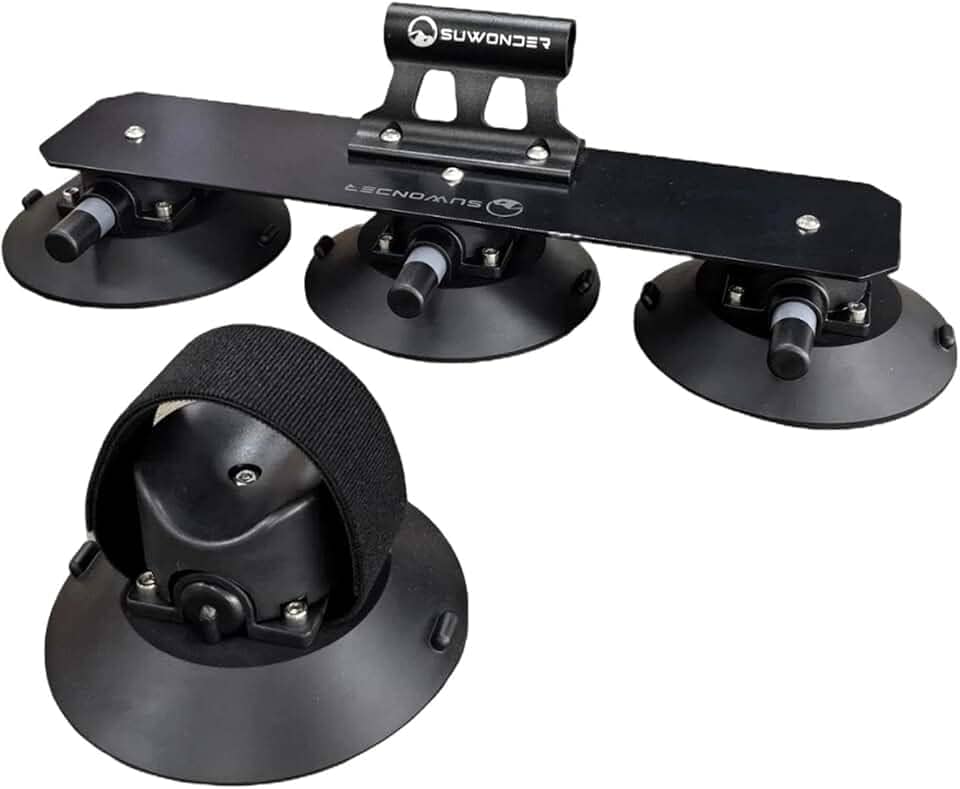 Vaveren Suporte para bicicletas com ventosa para teto de carro, fácil de instalar.