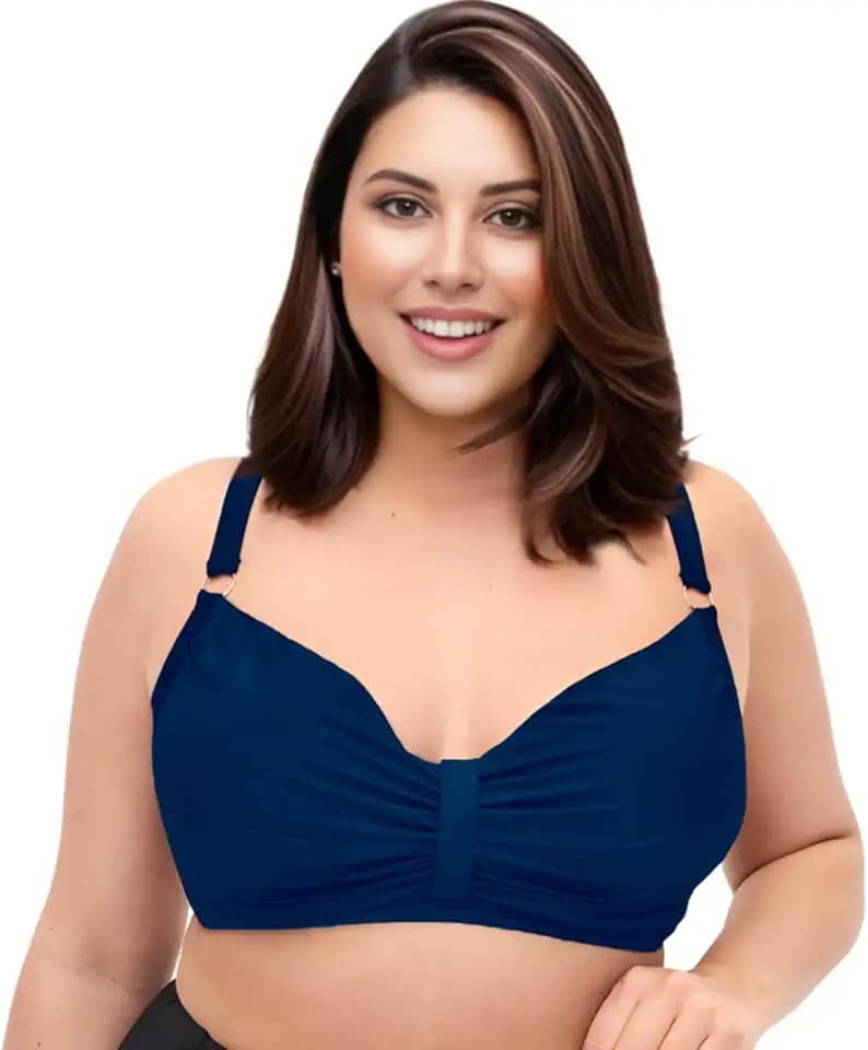 Top Biquíni Sem Bojo Plus Size Reforçado Tamanhos Especiais