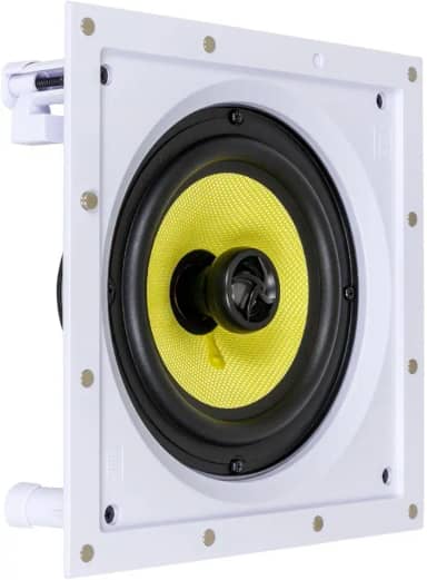Caixa Acústica de Embutir JBL CI6S Plus Arandela Quadrada 160W