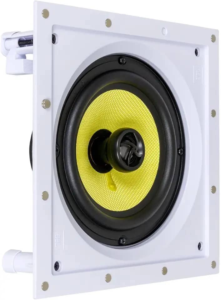 Caixa Acústica de Embutir JBL CI6S Plus Arandela Quadrada 160W