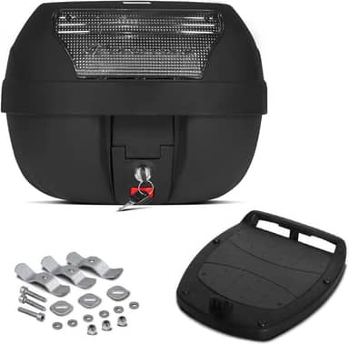 BAULETO PLÁSTICO SUPERIOR 28 LITROS PRO TORK SMART BOX REFLETOR CRISTAL