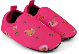 Sapatilha Bebê Infantil Menino Menina Estampado Antiderrapante Calce Fácil Meia Capivarinha Borboleta Nave Espacial Tigrinho