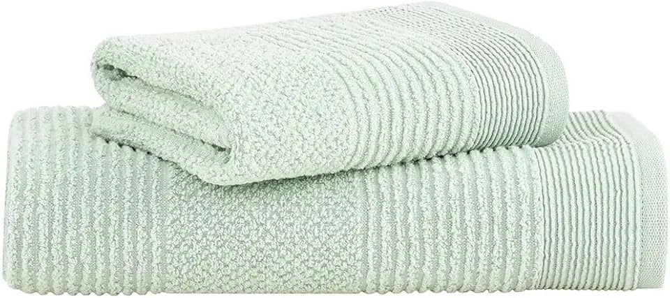 Jogo de Toalhas Buddemeyer Maya Extra Soft Banho Verde 2 peças