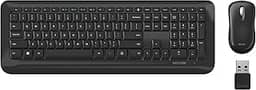 Incase Combo de teclado e mouse para desktop 850 – projetado pela Microsoft – conexão sem fio, rastreamento de precisão, criptografia AES sem fio de 128 bits, teclas de atalho do Windows, design