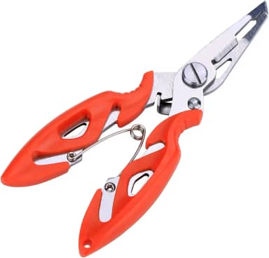 Alicate de pesca Sougayilang, removedor de anzol de aço inoxidável, cortador de linha de pesca multifuncional, abridor de anéis