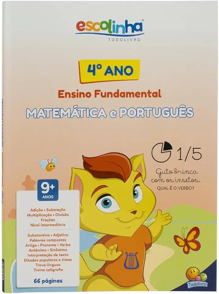 4º Ano - Matemática e Português (Escolinha Todolivro)