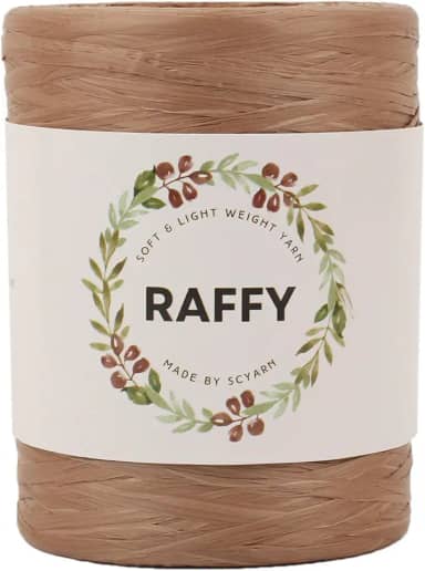 Fio de fita RAFFY para tricô e crochê macio e leve para fazer bolsa de praia de verão e chapéu de sol Col.116