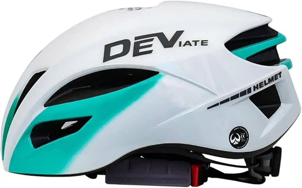 simhoa Capacete de bicicleta masculino, equipamento interno acolchoado, viseira removível, acessórios de ciclismo para entusiastas de esportes de estrada