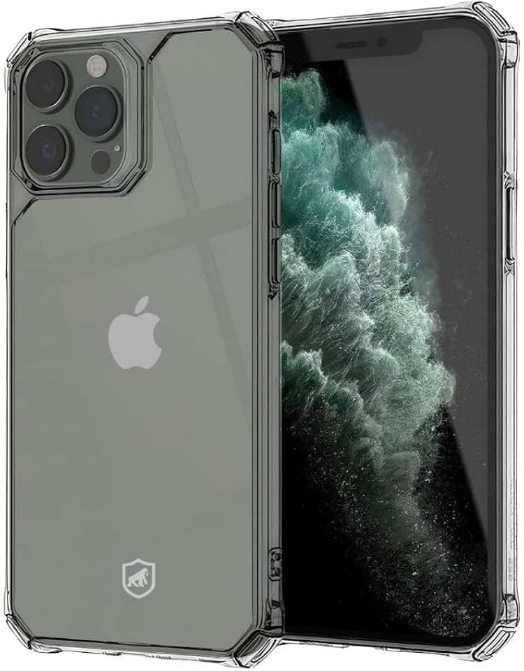 Gshield Capa Case Capinha Clear Proof Anti-impacto com Quinas Reforçadas (Transparente, iPhone 11 Pro Max)